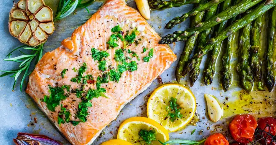 Baked salmon with lemon and garlic, How to oven cook salmon