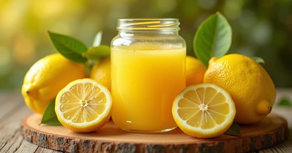 storage  and preservation lemon juice 