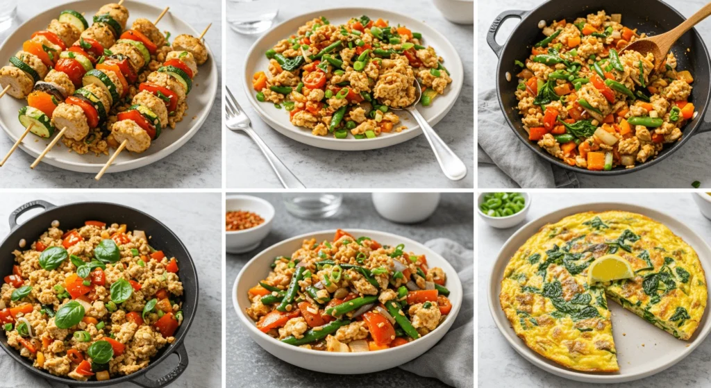 Simple and nutritious ground chicken recipes that are perfect for any meal.