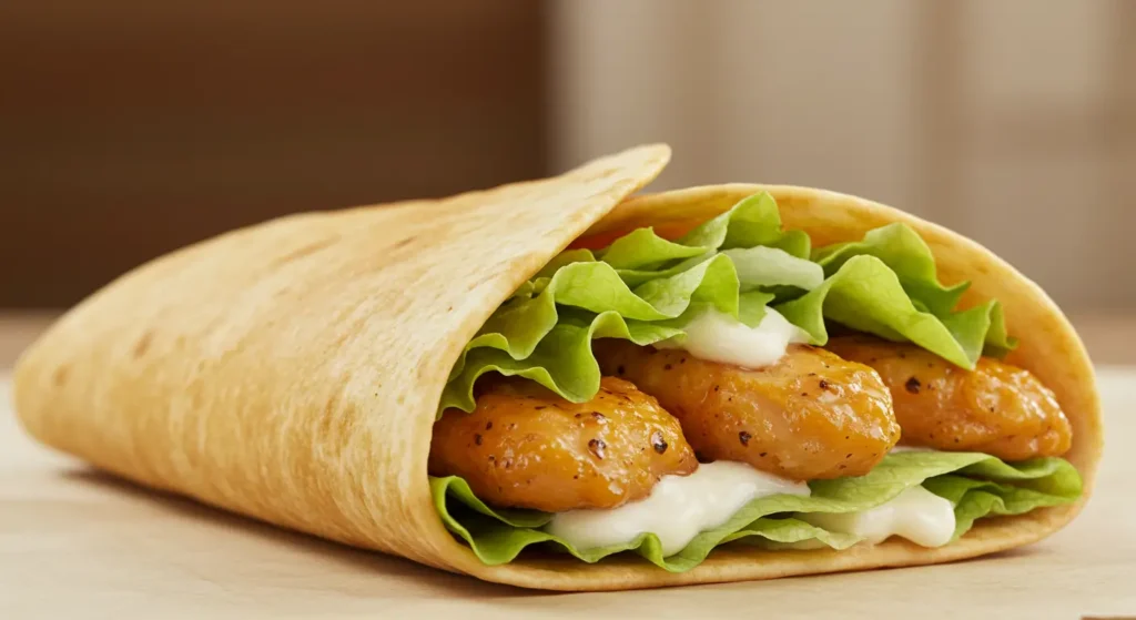 McDonald's snack wrap 