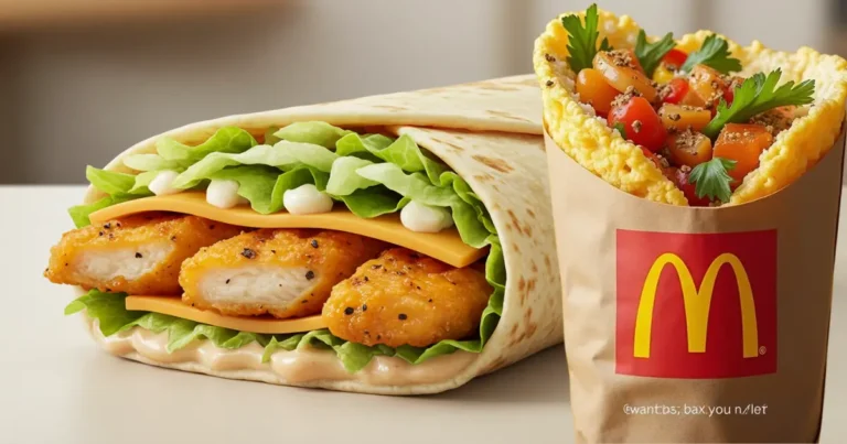 McDonald's snack wrap